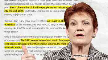 Pauline Hanson spoke for 90 minutes. We fact-checked her key claims