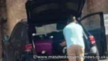 The picture of Manchester Airport passenger loading suitcases into his car that landed him 15 years in jail