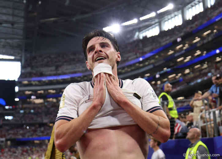 ‘I hope it’s nothing more’ – Tuchel sweating over Rice fitness after Arsenal man complained about discomfort as England beat Croatia 4-2