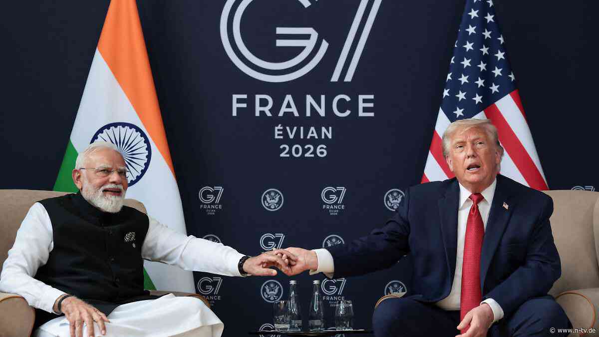 Besuch angekündigt: Trump sieht Handelsabkommen mit Indien auf der Zielgeraden