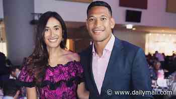 Israel Folau's wife makes bombshell claim that star was cleared to return to the NRL despite his homophobia scandal - before a footy legend ruined the plan
