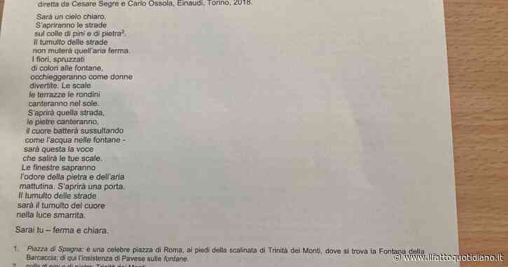 Maturità 2026, ecco le foto di temi e tracce della prima prova scritta in diretta: il brano da “I Piaceri” di Brancati e la riflessione sulla meraviglia di Husman – FOTO
