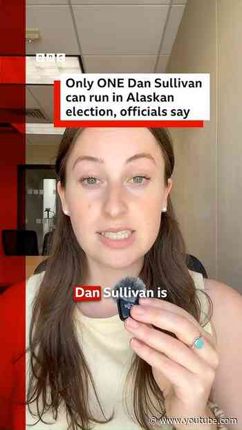Alaska officals say retired schoolteacher Dan J Sullivan is ineligible to appear on ballot. #BBCNews