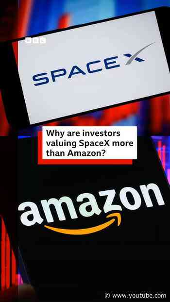 SpaceX overtakes Amazon as world's fifth most valuable company. #BBCNews