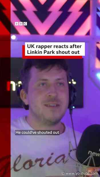 UK rapper reacts after Linkin Park shout out.  #LinkinPark #MikeShinoda #SteezeFactory #BBCNews