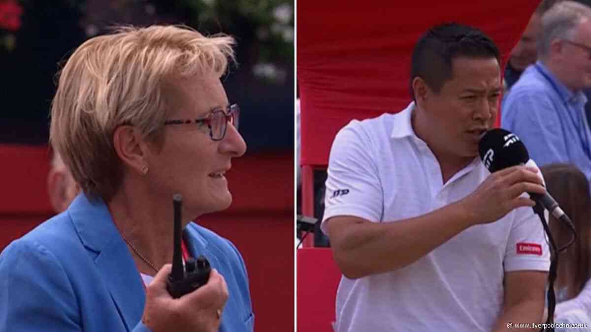 Clare Balding announces 'there's an issue' as BBC's live tennis coverage interrupted