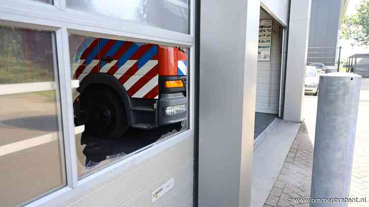 Weer is er ingebroken in de brandweerkazerne in Haps