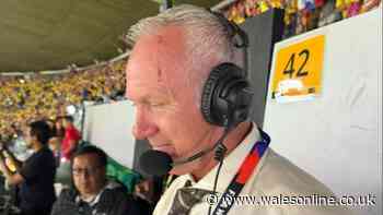English World Cup commentator left bleeding after awful on-air incident