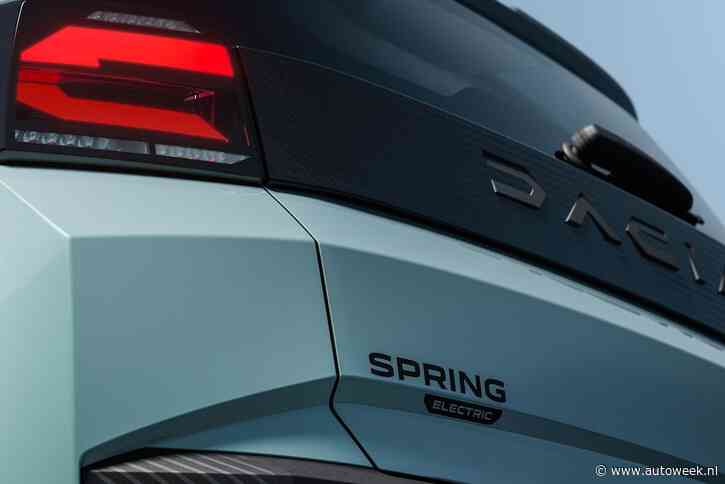 Nieuwe Dacia Spring wordt goedkopere Renault Twingo
