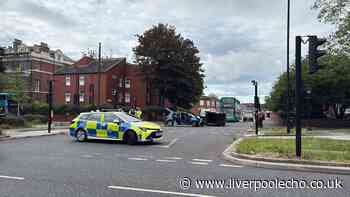 Crash blocks major Toxteth road as drivers urged to 'avoid the area' - live updates