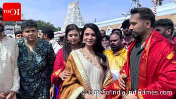 Samantha visits Tirupati ahead of 'Maa Inti Bangaram' release
