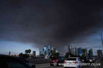 Toxic smoke engulfs Los Angeles as massive warehouse fire sparks shelter warning