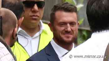 Tommy Robinson told he has 'no right to be here' at Oxford Union debate as he's humiliated by protesters