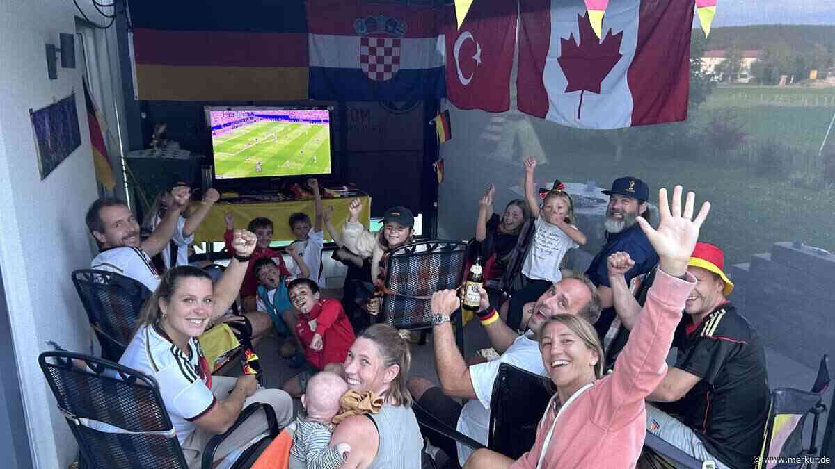 Vier Familien, vier Nationalitäten und eine WM-Begeisterung