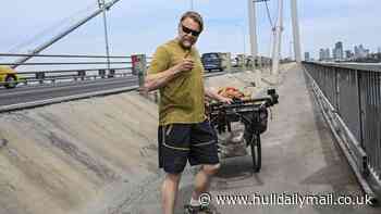 Hull man walking around the world denied Channel Tunnel entry