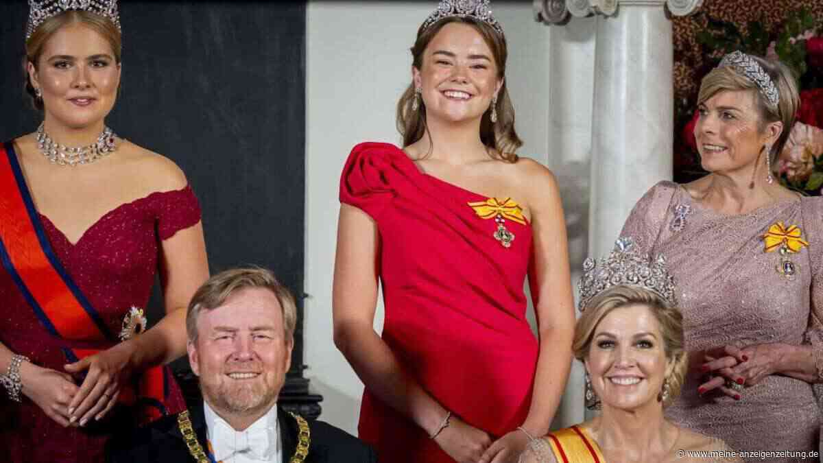 Glamour-Auftritt: Ihre kleine Schwester stiehlt Prinzessin Amalia die Show
