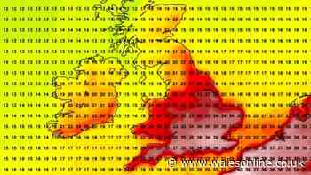 Met Office weather maps say heatwave will hit Wales this week with scorching temperatures reaching 30C