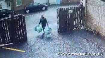 Man catches fly-tipper in the act and gets instant revenge