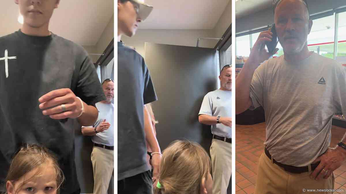 Vader gaat met jonge dochters naar damestoilet, andere klant belt politie: man krijgt massale steun na virale TikTok-video