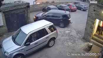 Boze meneer in Land Rover richt ravage aan