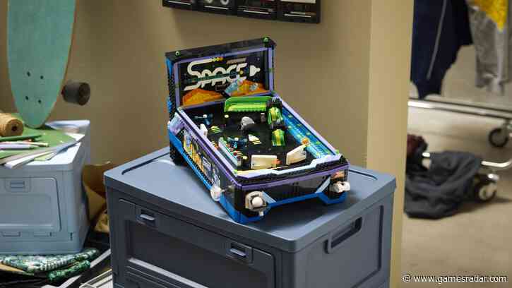 This Lego pinball machine actually works, and it's a love letter to all things '70s arcades