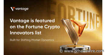 Vantage si assicura un posto nella lista Fortune Crypto Innovators, mettendo in evidenza l'innovazione nel trading cross-market