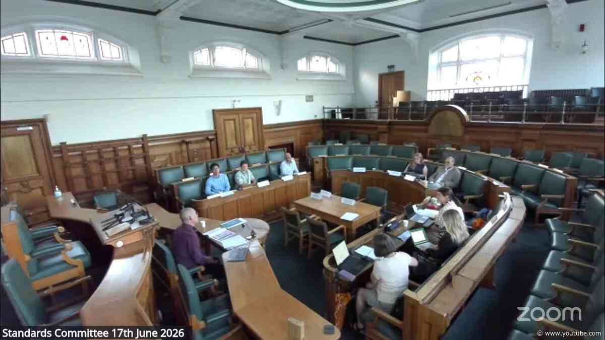Standards Committee, 6.30pm, Wednesday 17th June 2026