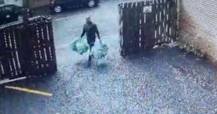 Flytipper has instant karma after finding dumped rubbish back on his doorstep