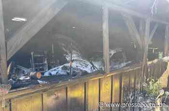 FW Witten: Folgemeldung Garagenbrand