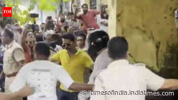 Watch: Eggs thrown at ex-Bengal minister Udayan Guha, latest TMC leader to face attack