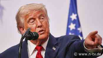 "Nicht hart genug"?: Trump bepöbelt Kritiker des Iran-Deals als "Dummköpfe"