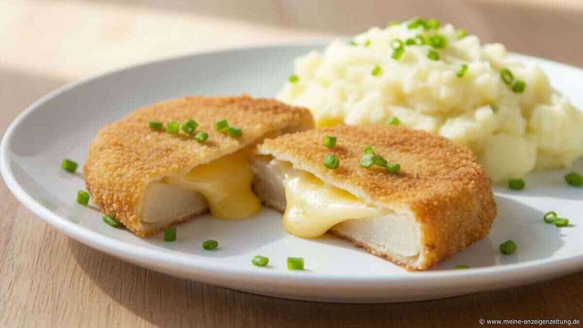 Kohlrabi und Gouda in Knusperpanade: Dieses Veggie-Schnitzel macht süchtig