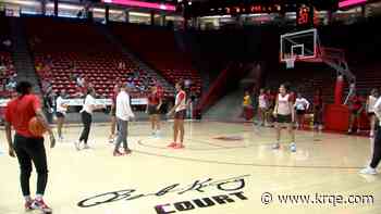 UNM women's basketball holds open summer practice