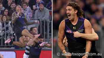 ‘Frightening’ Freo unicorn’s masterclass, epic hanger stun as flag faves’ record run rolls on