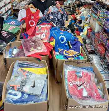 More than £400,000 worth of fake football kits seized by London council ahead of World Cup