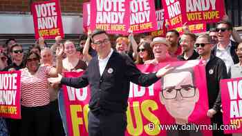 Gissa job, Andy! Host of Labour big beasts including Rayner descend on Makerfield for by-election day - with Burnham poised to stage coup against Starmer if he wins