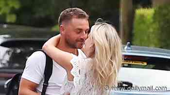 Coronation Street's Tina O'Brien locks lips with TikTok star Rory Martin in steamy street clinch - seven months after splitting from millionaire boyfriend