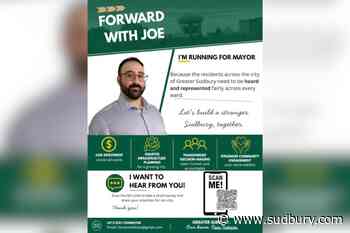 Joe Boutros is Greater Sudbury’s fifth mayoral candidate to register