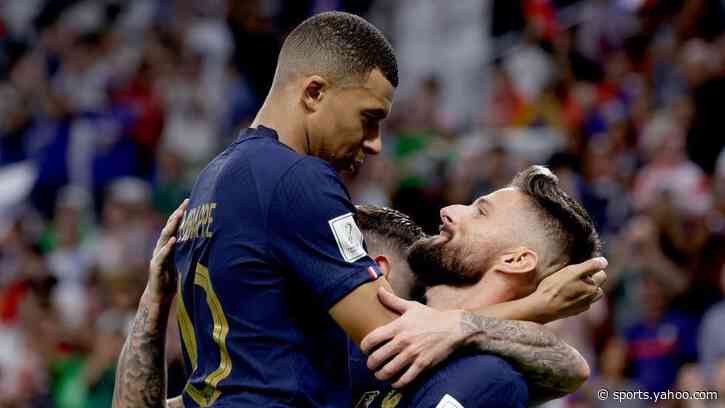 The celebration photo that sums up my relationship with Mbappe - Giroud
