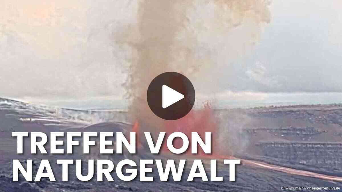 Video zeigt Staubteufel über Kilauea – zwei Naturgewalten treffen aufeinander