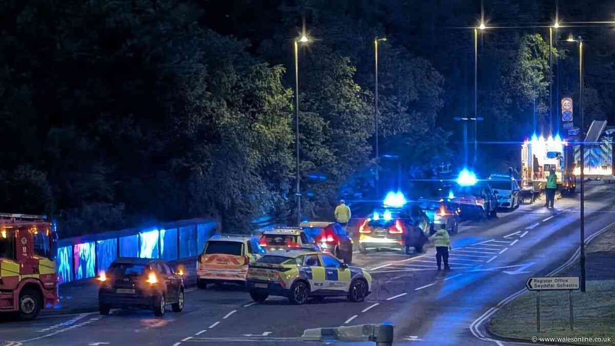 Man, 18, seriously injured after incident in Ystrad Mynach