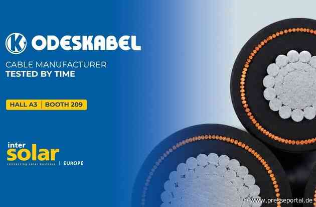 From Solar String to Grid Connection: / Odeskabel showcases complete renewable energy cable solutions, featuring TÜV certified PV cables and HD 620-10C fully type tested Medium Voltage cables
