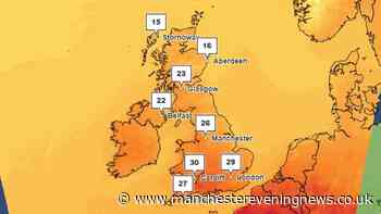 Met Office reveals exact date UK temperatures to peak in 34C heatwave