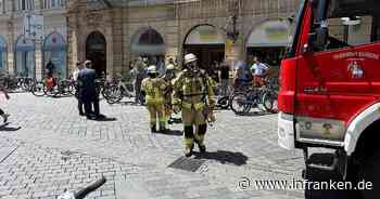 Bamberg: Gasalarm in Gebäude an Kettenbrücke - Feuerwehr sperrt Straße ab