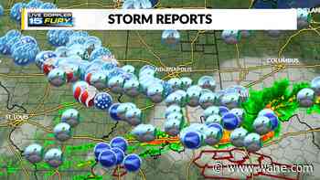 What happened to the severe weather Wednesday night