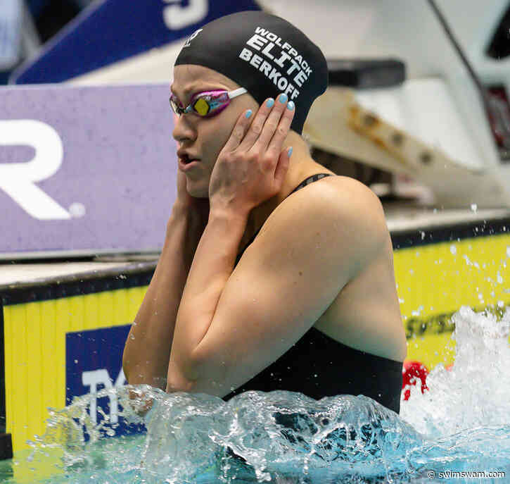 Katharine Berkoff Cracks 27.05 50 Back PSS Record, Top Time in the World this Season