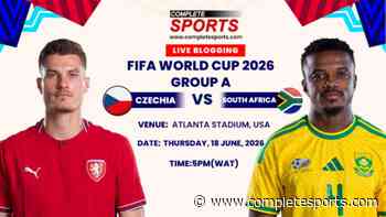 Czechia Vs South Africa Live Blogging – FIFA World Cup 2026 (Matchday 2; Group A)
