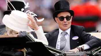 Stanley Tucci joins the King and Queen for Ascot procession with wife Felicity Blunt as they enjoy a day out at the races alongside Carole Middleton and the Duchess of Edinburgh