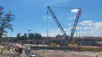 B10-Baustelle am Blaubeurer Tor: Die Brücke verschwindet in Rekordzeit