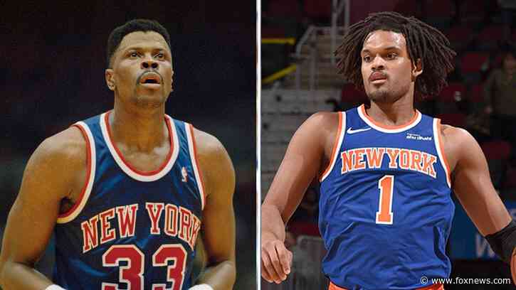Mayor's Office hangs Ewing's retired number for Knicks player who barely saw court at NBA Finals parade